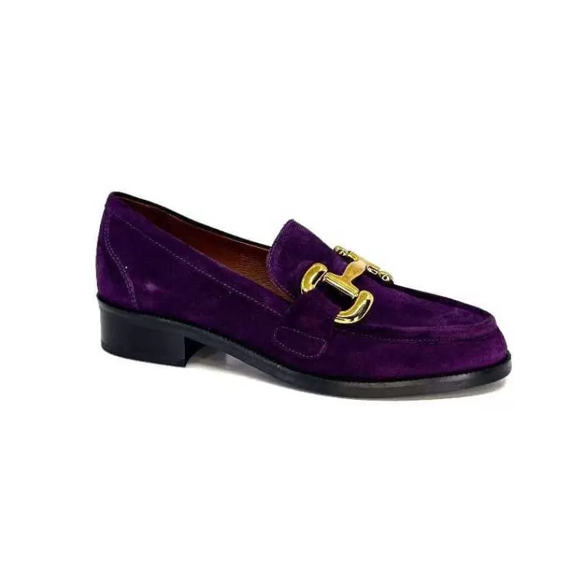 Muratti Rosemetal J2185 B Jakson Daim Violet-Femme Mocassins