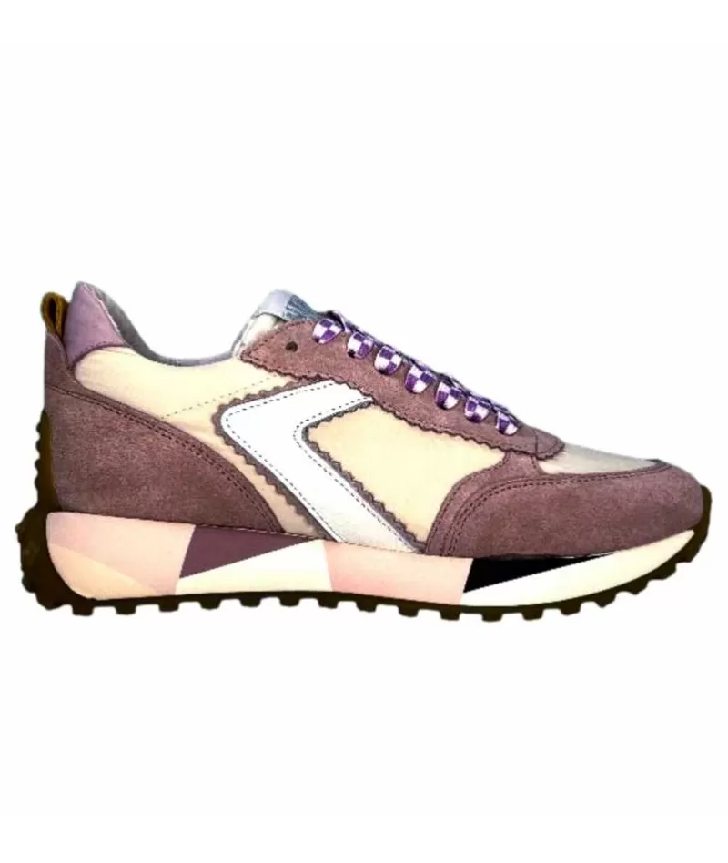 Semerdjian Smr Atom Daim Mauve-Femme Baskets