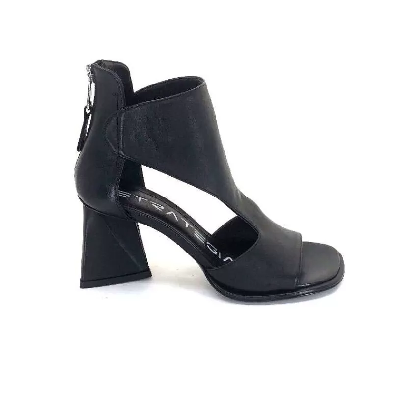 Elena iachi Strategia A5179 Cuir Noir-Femme Sandales