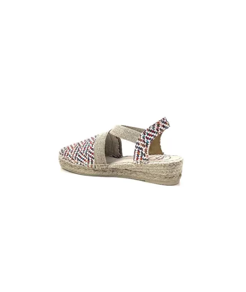 Toni Pons Vera Ms Textile Multicolore-Femme Espadrilles