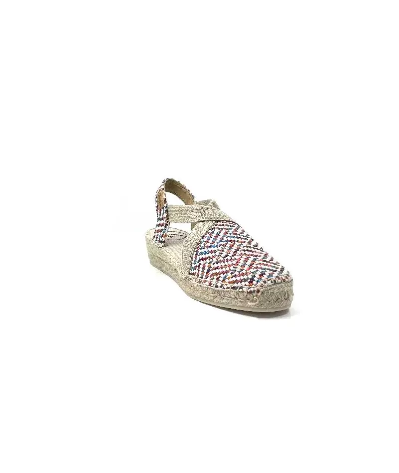 Toni Pons Vera Ms Textile Multicolore-Femme Espadrilles