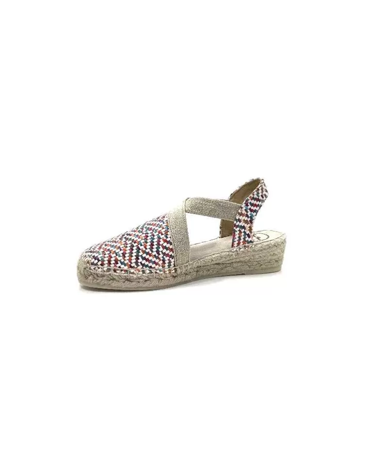 Toni Pons Vera Ms Textile Multicolore-Femme Espadrilles