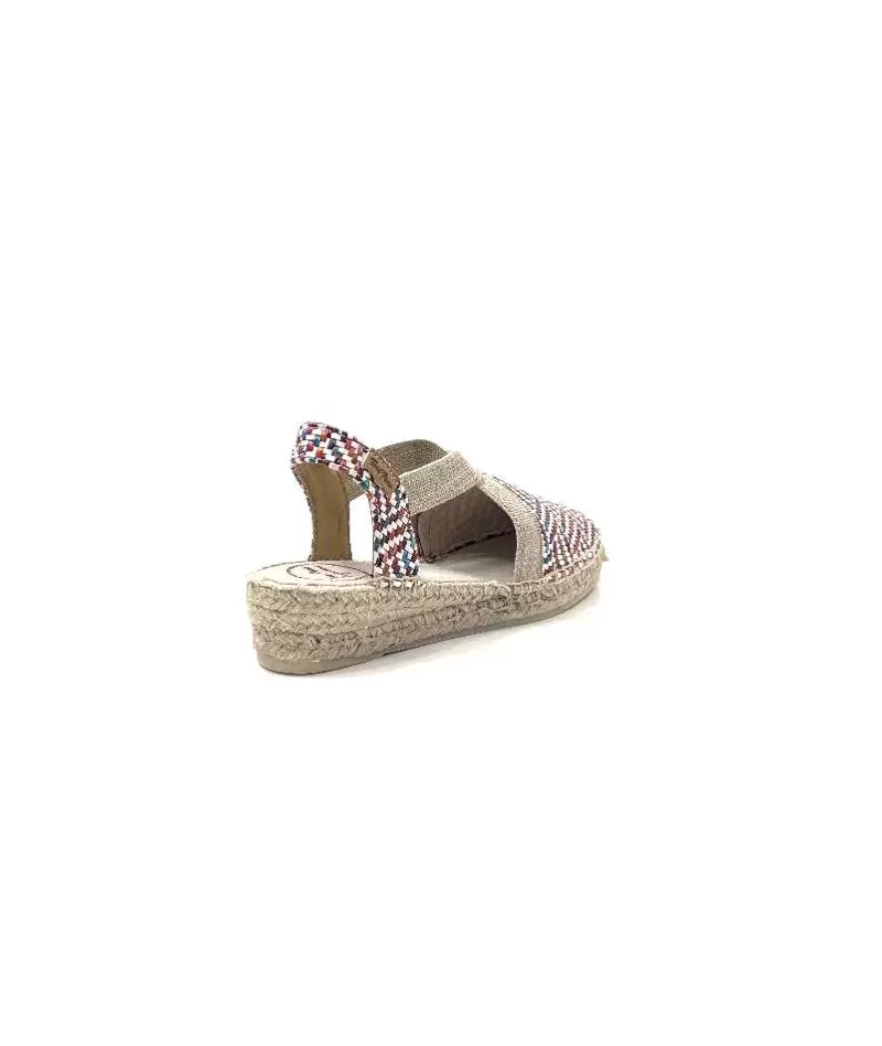 Toni Pons Vera Ms Textile Multicolore-Femme Espadrilles