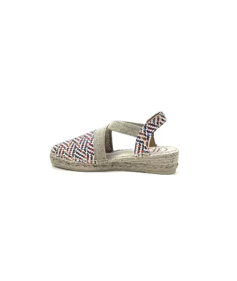Toni Pons Vera Ms Textile Multicolore-Femme Espadrilles
