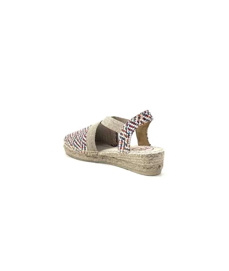 Toni Pons Vera Ms Textile Multicolore-Femme Espadrilles
