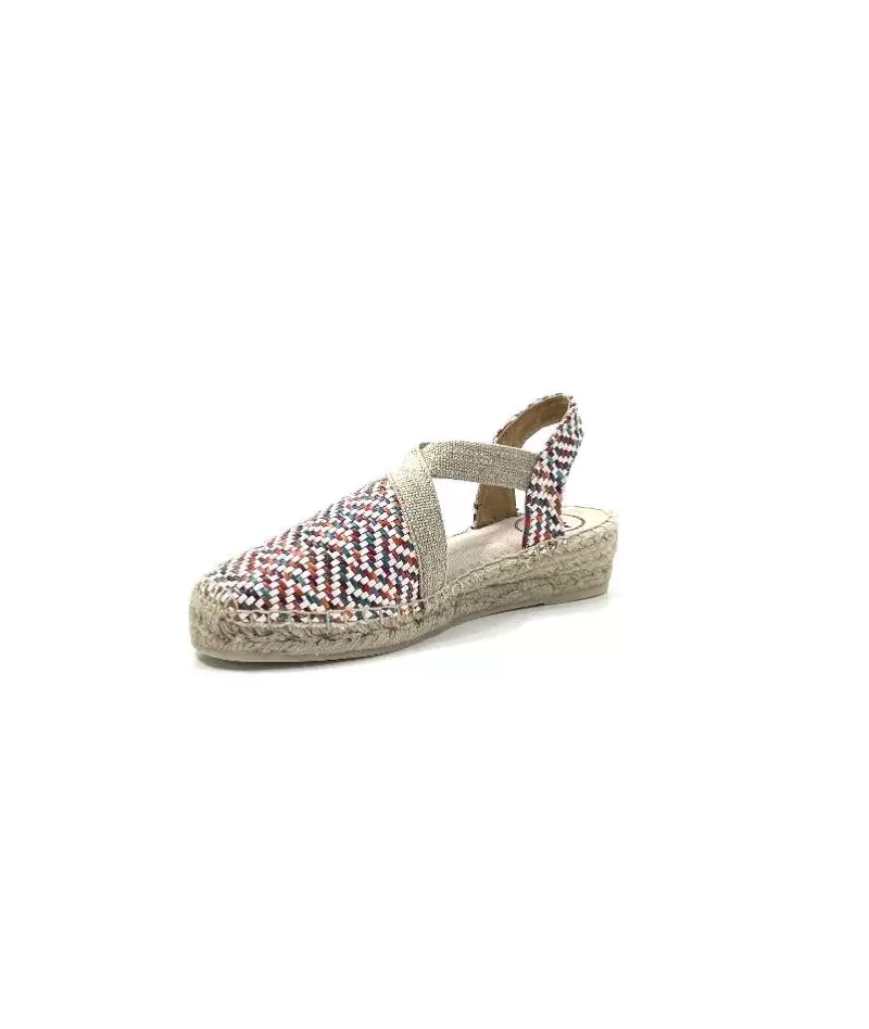 Toni Pons Vera Ms Textile Multicolore-Femme Espadrilles