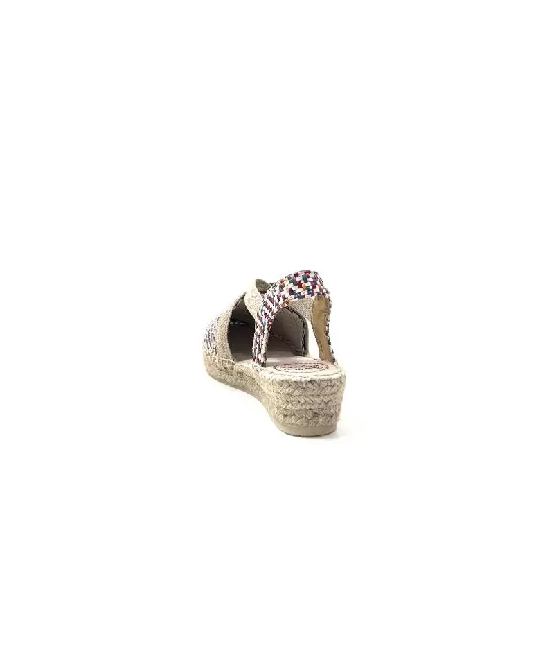 Toni Pons Vera Ms Textile Multicolore-Femme Espadrilles