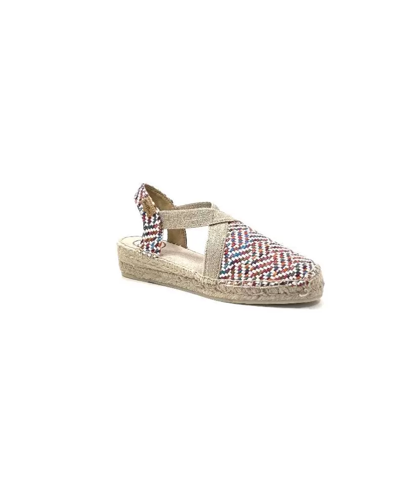 Toni Pons Vera Ms Textile Multicolore-Femme Espadrilles