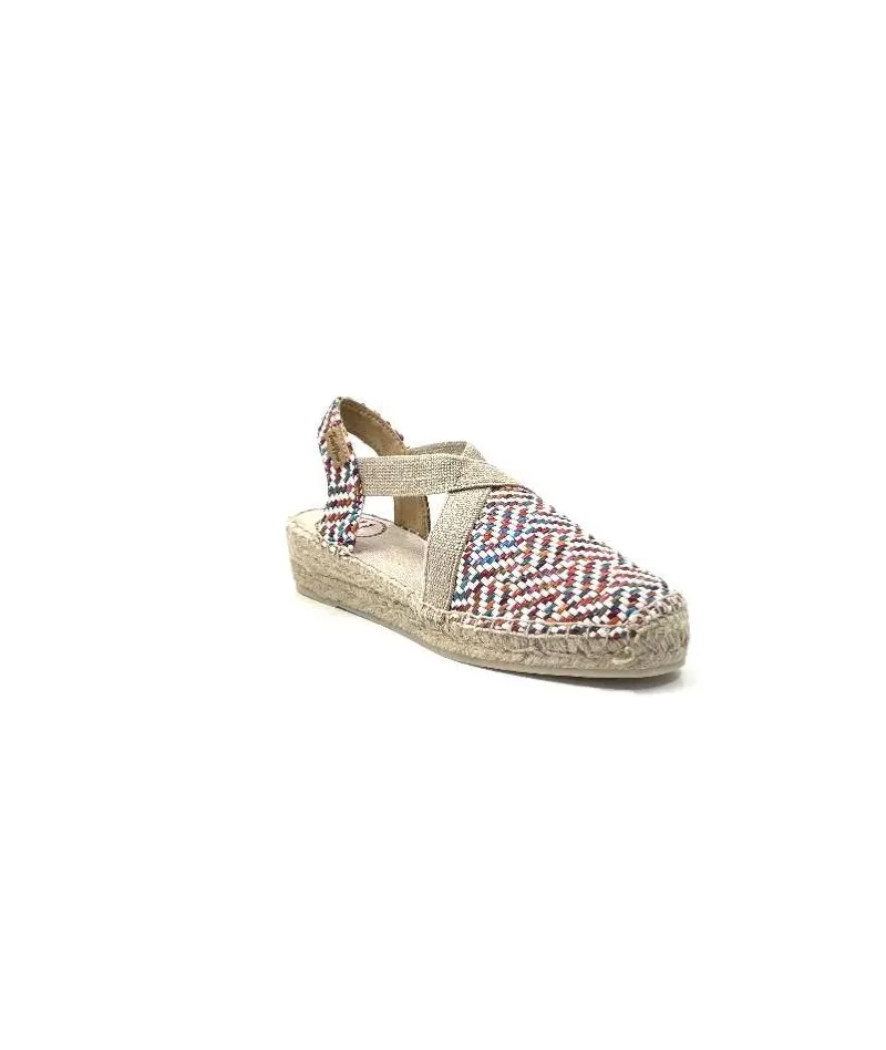 Toni Pons Vera Ms Textile Multicolore-Femme Espadrilles