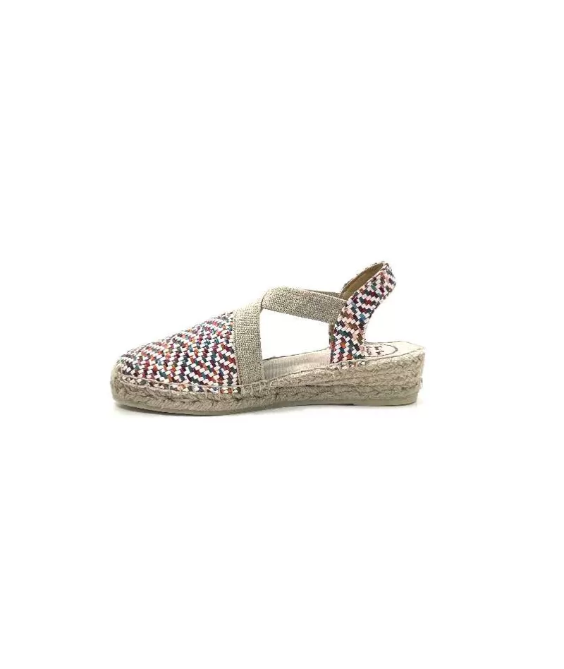 Toni Pons Vera Ms Textile Multicolore-Femme Espadrilles