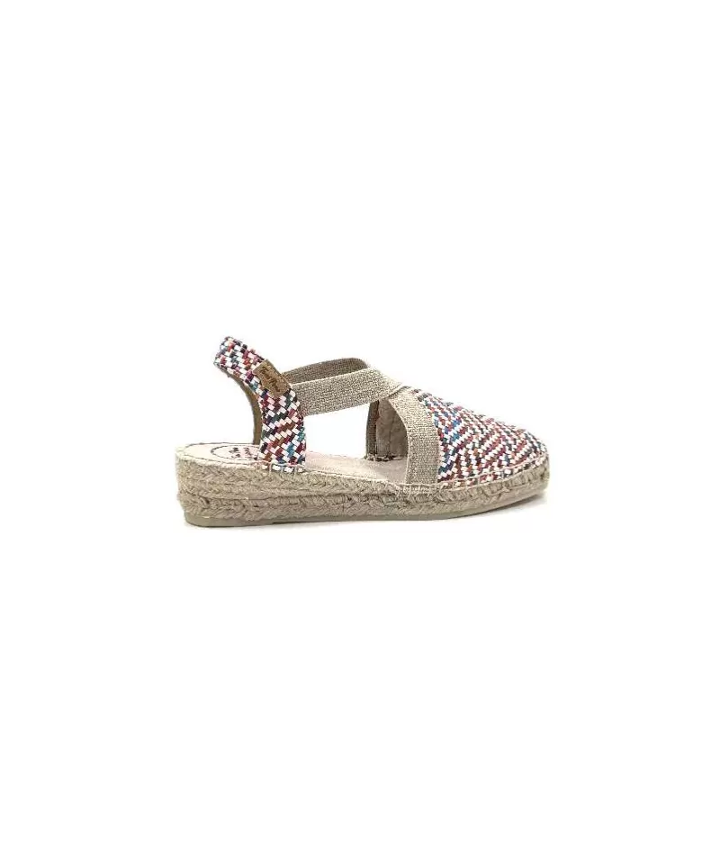 Toni Pons Vera Ms Textile Multicolore-Femme Espadrilles
