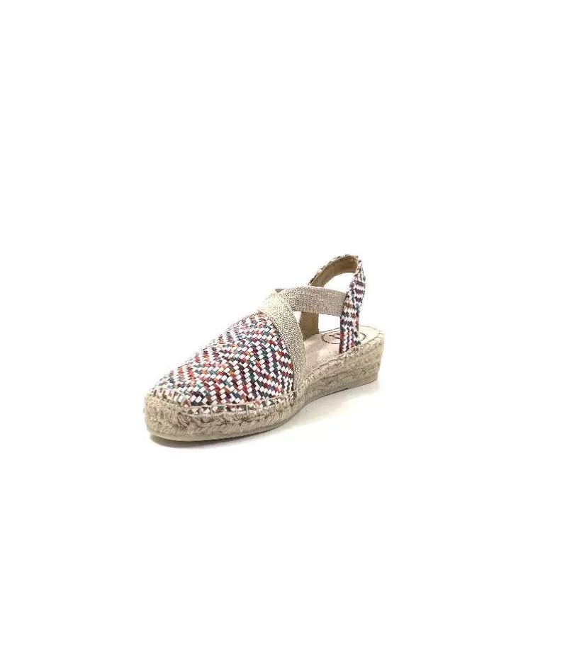 Toni Pons Vera Ms Textile Multicolore-Femme Espadrilles