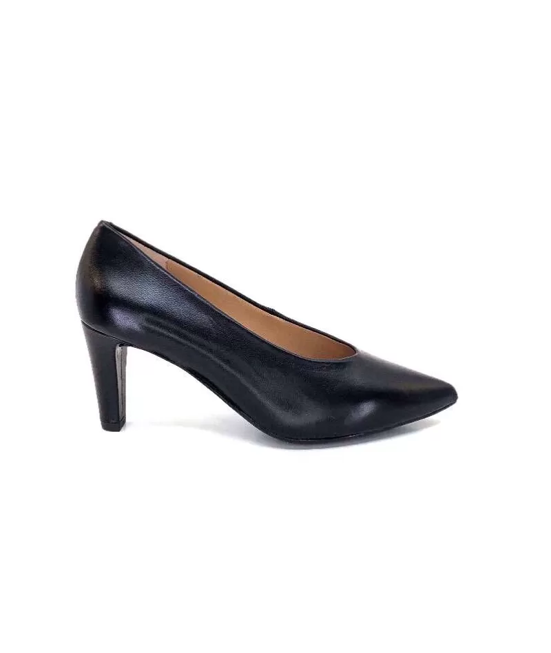 Unisa Koit Cuir Noir-Femme Escarpins