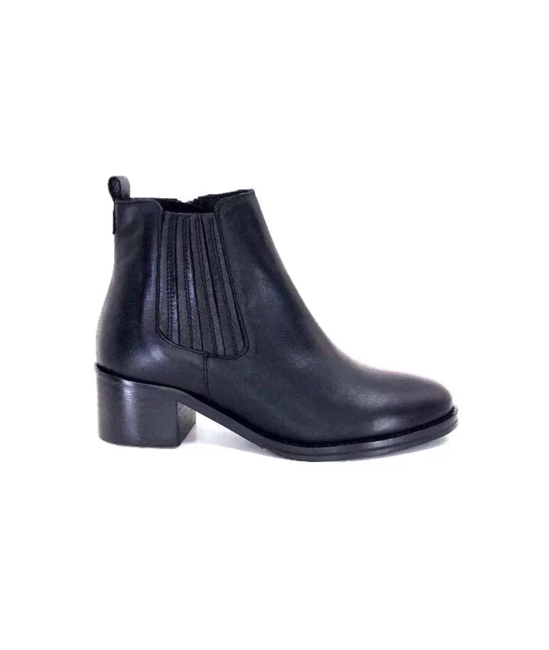 We Do 77765 R Cuir Noir-Femme Bottines