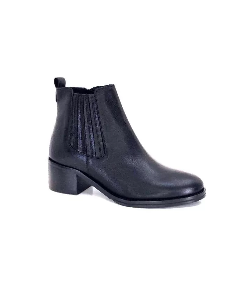 We Do 77765 R Cuir Noir-Femme Bottines