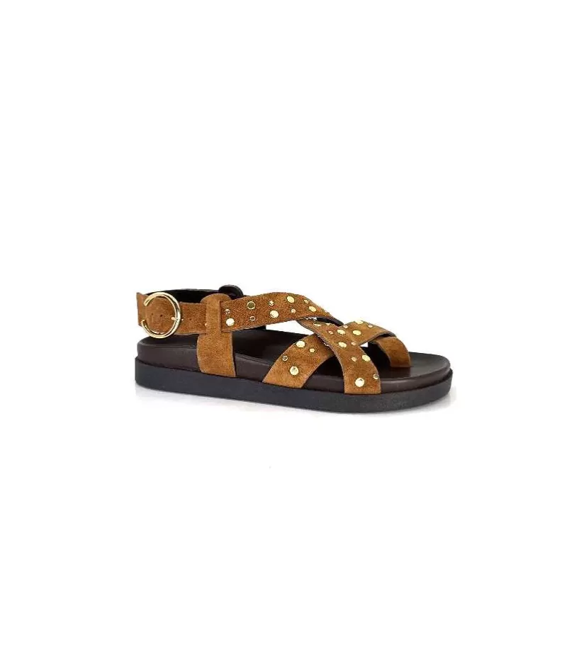 We Do Wedo 45101 Daim Marron-Femme Sandales