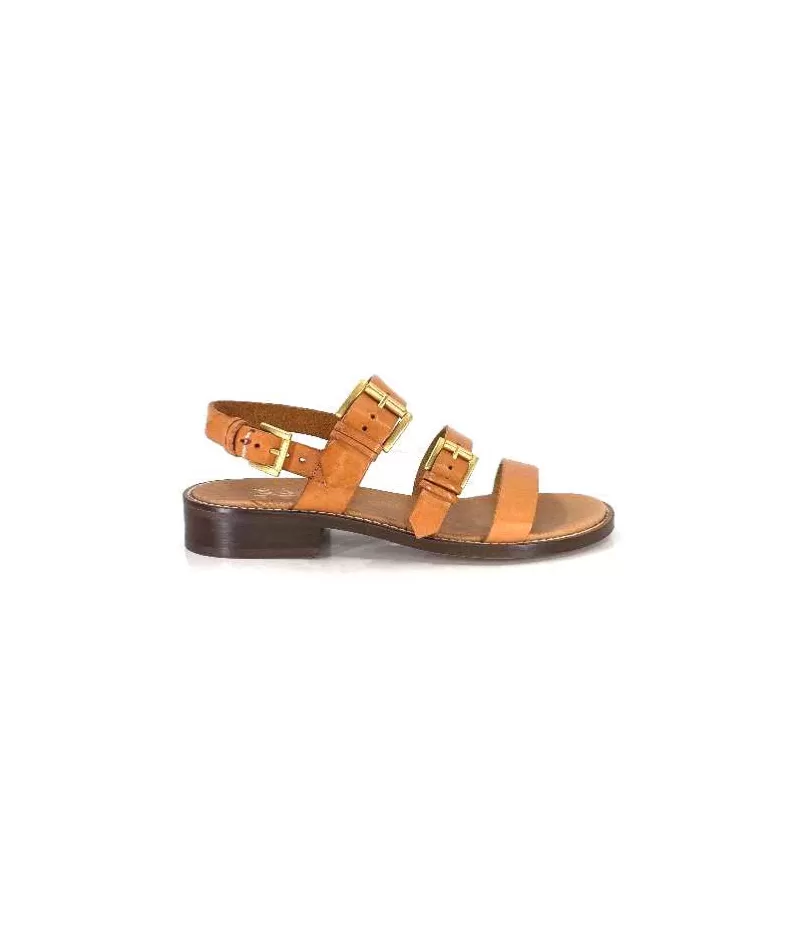 We Do Wedo 45327 Cuir Cuoio-Femme Sandales