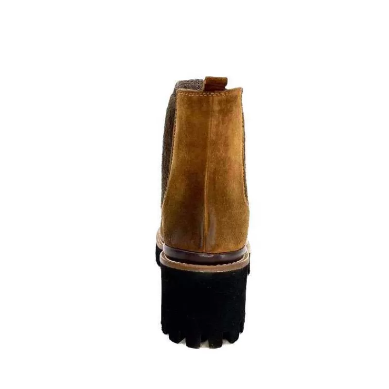 XSA 9176 London Daim Castagno-Femme Bottines