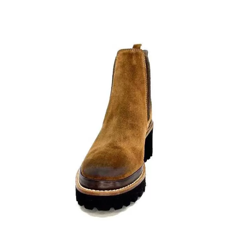 XSA 9176 London Daim Castagno-Femme Bottines