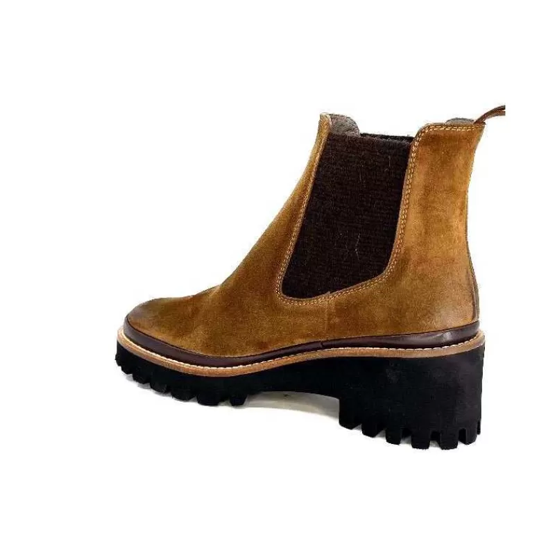 XSA 9176 London Daim Castagno-Femme Bottines