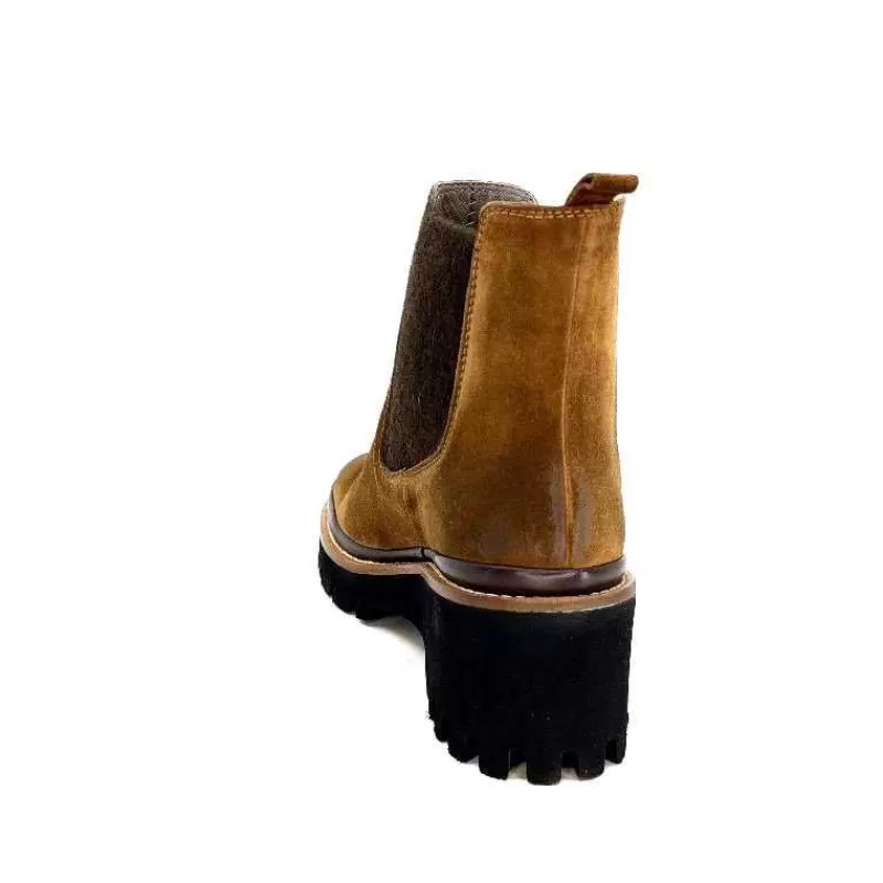 XSA 9176 London Daim Castagno-Femme Bottines