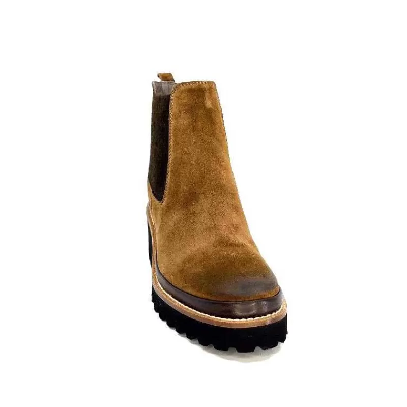 XSA 9176 London Daim Castagno-Femme Bottines