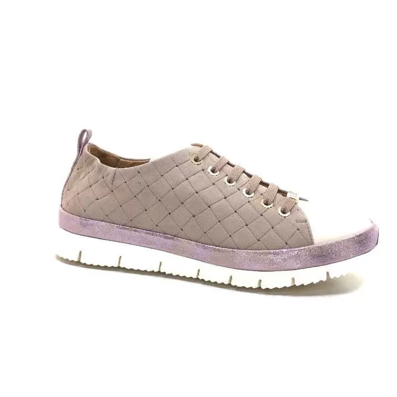 XSA 9700 Cuir Rose-Femme Baskets